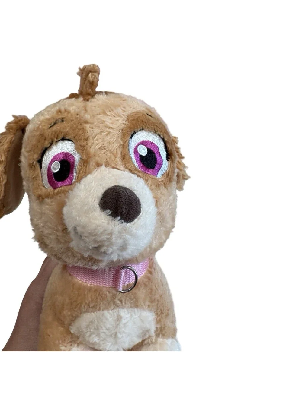 Build-A-Bear Nickelodeon Plush Skye Paw Patrol Dog Pink Collar Stuffed Animal